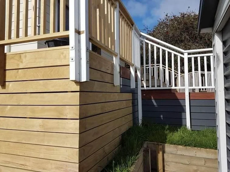 Deck Paint Job in Progress