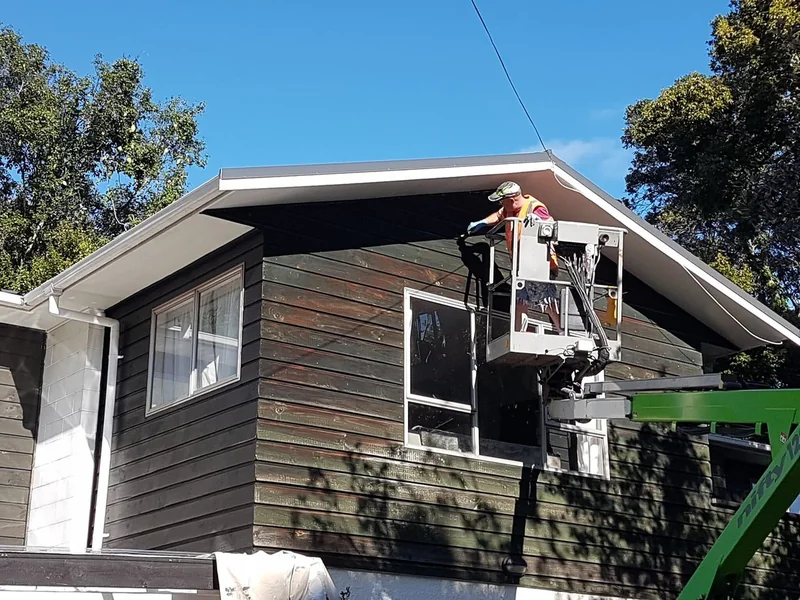 Exterior Painters at Work