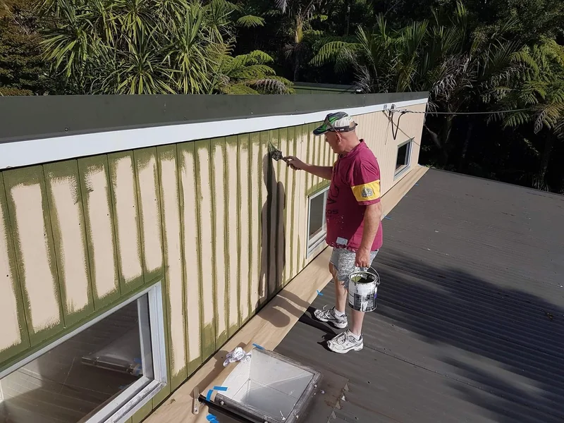 Exterior Painting in Progress